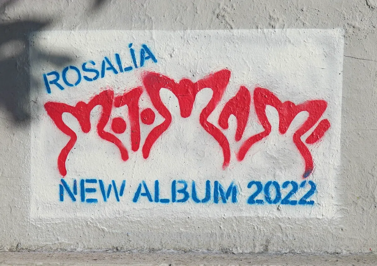 Rosalía — Motomami — Stencils · Palermo · 2022
